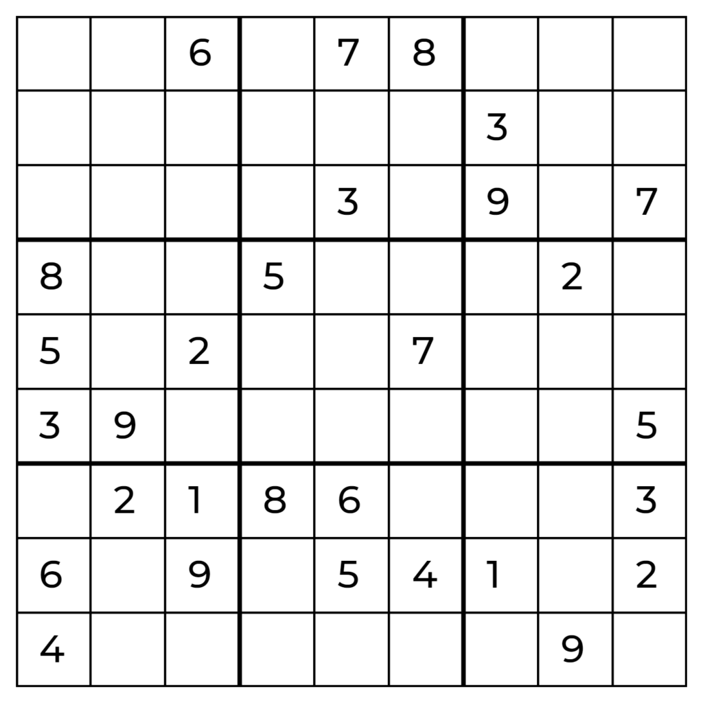 Sudoku Rätsel